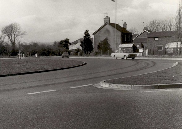 Spytty Road - Nash Road Roundabout
