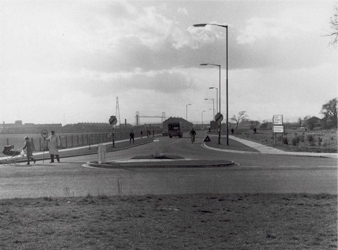 Spytty Road - Nash Road Roundabout